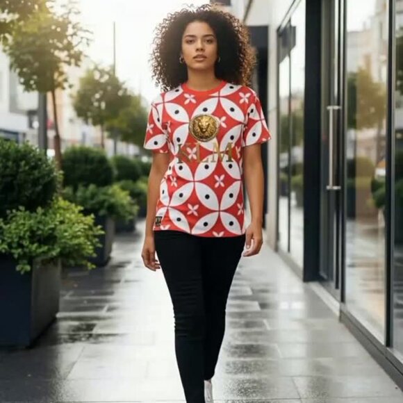 Bold Patterned Unisex Tee - Picture 1 of 3